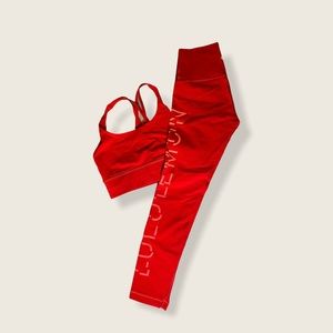 Red Lululemon set